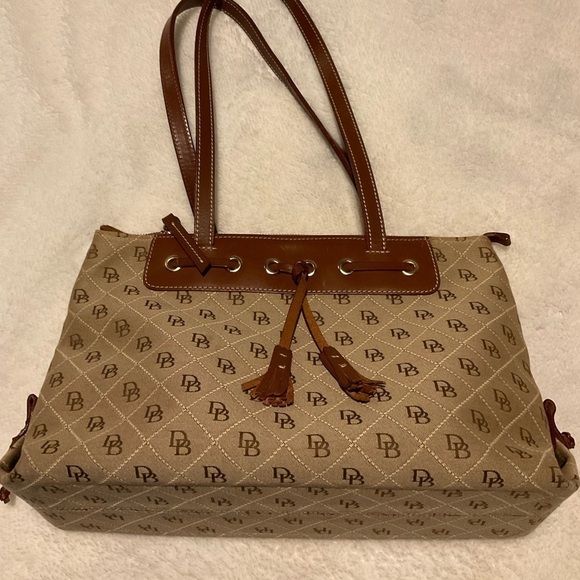 Dooney & Bourke Handbags - Dooney & Bourke Monogram Satchel Bag